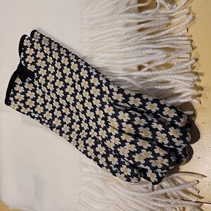 NWOT Ivory Cashmere Blend Scarf with bonus Gloves.